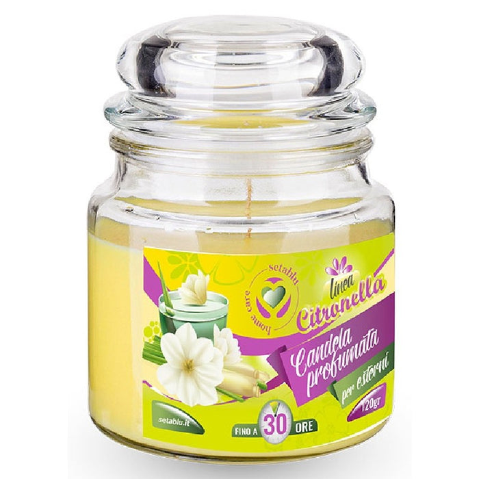 120g Citrongrass Glass Candles by Setablu 40045