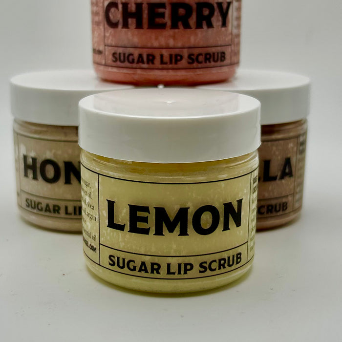 lemon - sugar lip scrub