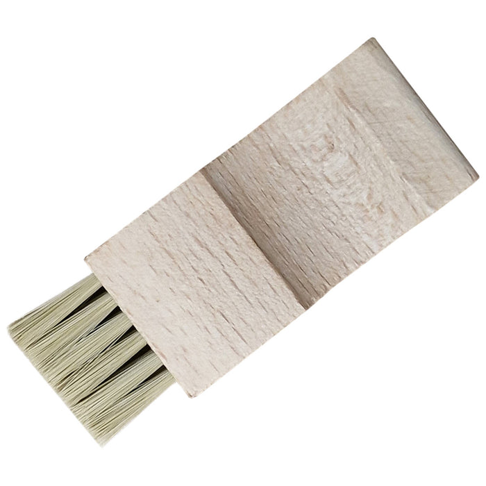 leather putting on brush for boot care kit black