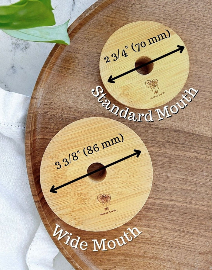 Bamboo Mason Jar Lids