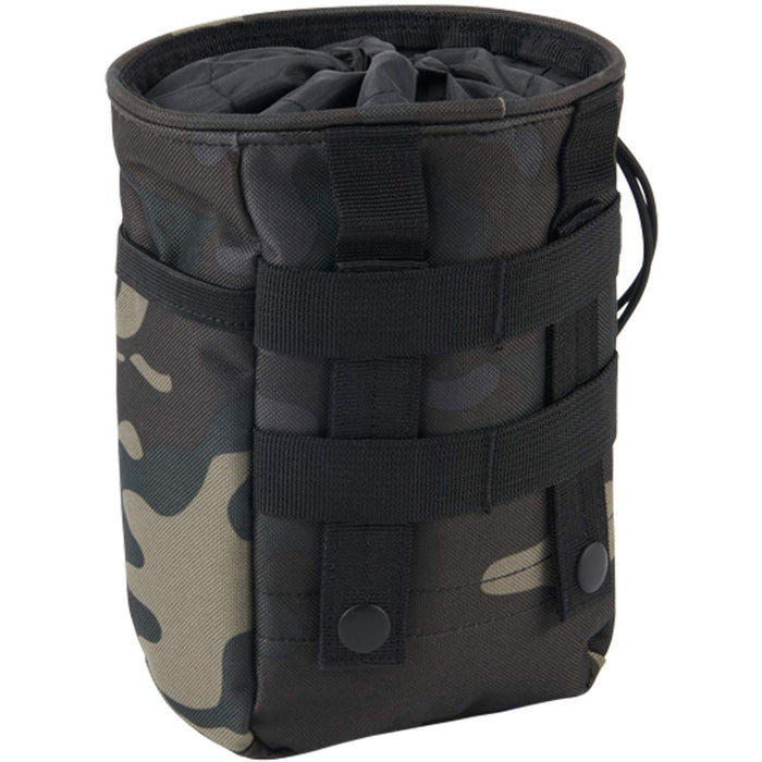 rear of brandit molle pouch tactical dark camo