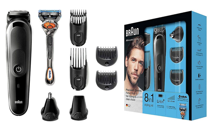 Braun 8in1 Trimmer 5 - Black, MGK5060, 1 Pack - Makkah Pharmacy