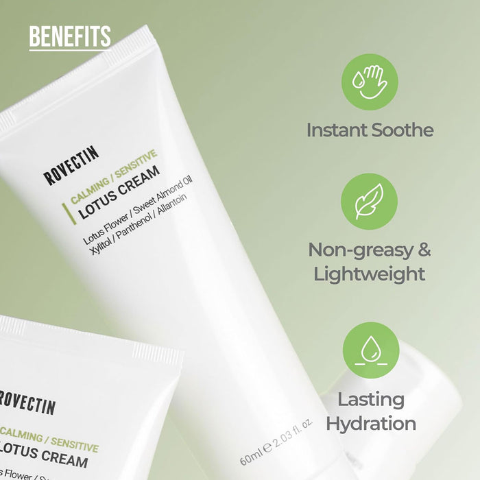 Rovectin Calming Lotus Cream Nudie Glow Australia