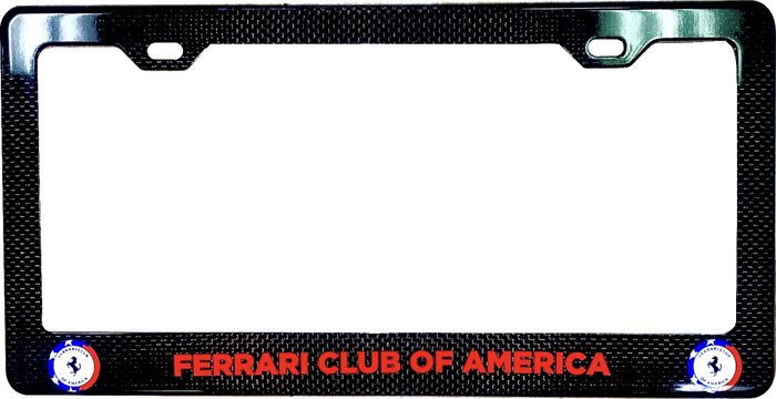Carbon Fiber 2 Hole License Frame