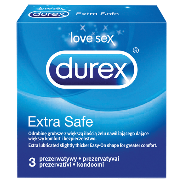 Durex Condoms Extra Safe - 3 Pieces