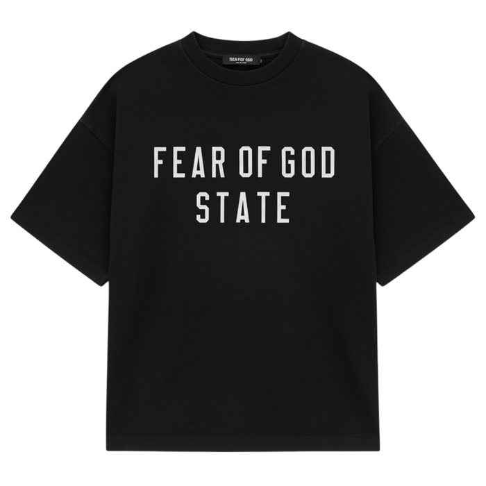 Essentials Heavy Crewneck Tee Black (FW24)