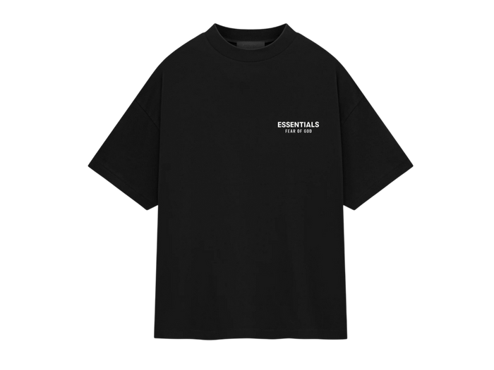 Essentials Jersey Crewneck T-Shirt Heather Black (FW24)