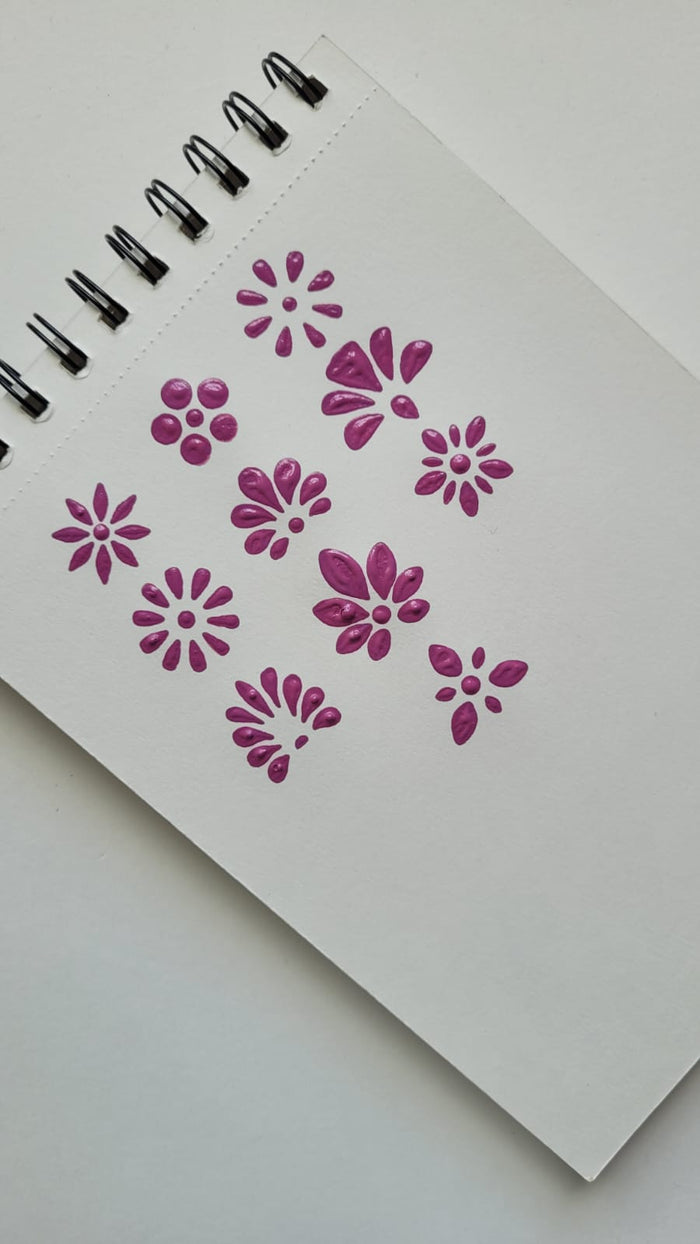 Floral Dotting Tools – Flower Design Set 3 | 10 Unique Mandala & Floral Patterns
