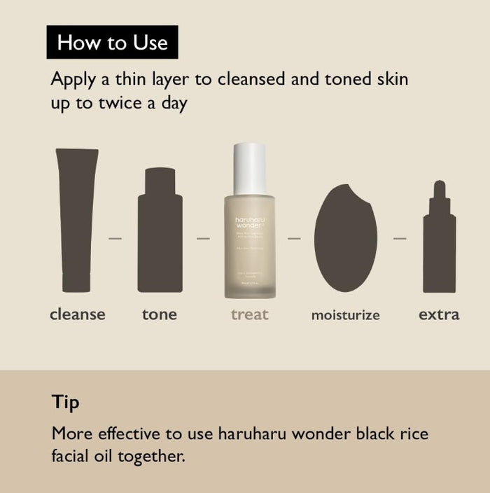 haruharu wonder Black Rice Hyaluronic Anti-Wrinkle Serum 1.6 fl. oz / 50 ml
