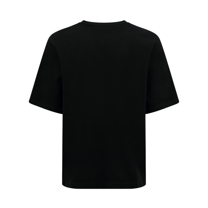 "H'Cheval" t-shirt with leather detail