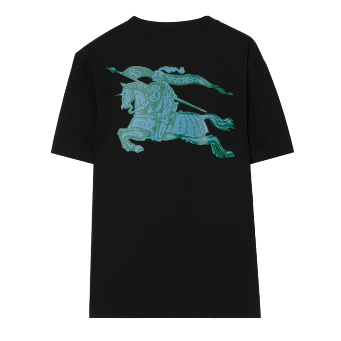 Heritage Logo Cotton T-shirt Black