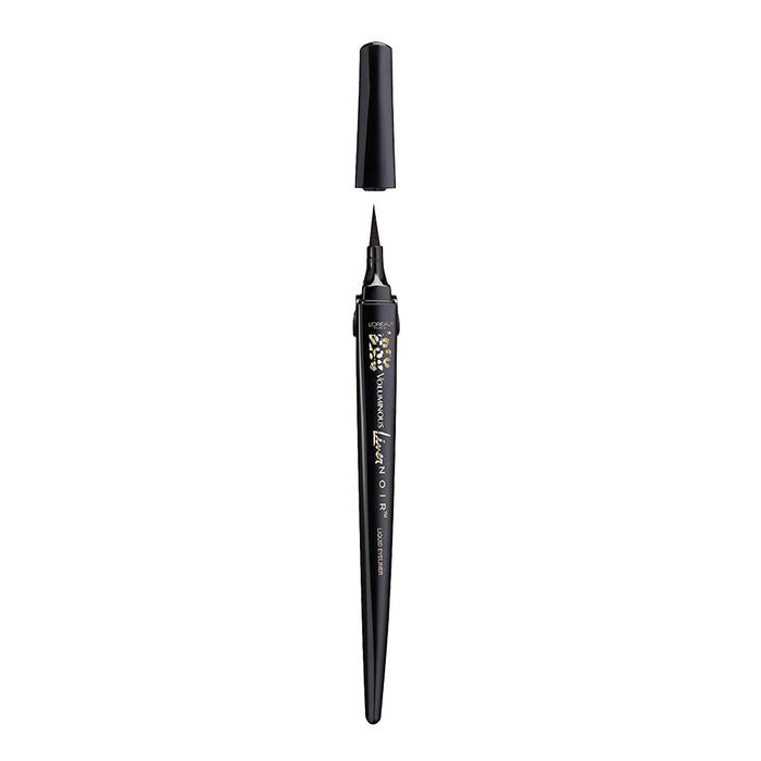 L’Oréal Voluminous Liner Noir Eyeliner 300 Blackest Black, ultra-fine felt-tip, matte long-wear