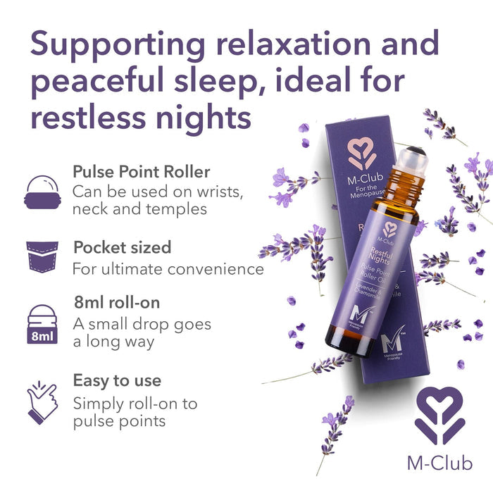 M-Club Restful Nights Pulse Point Roller Oil 8ml