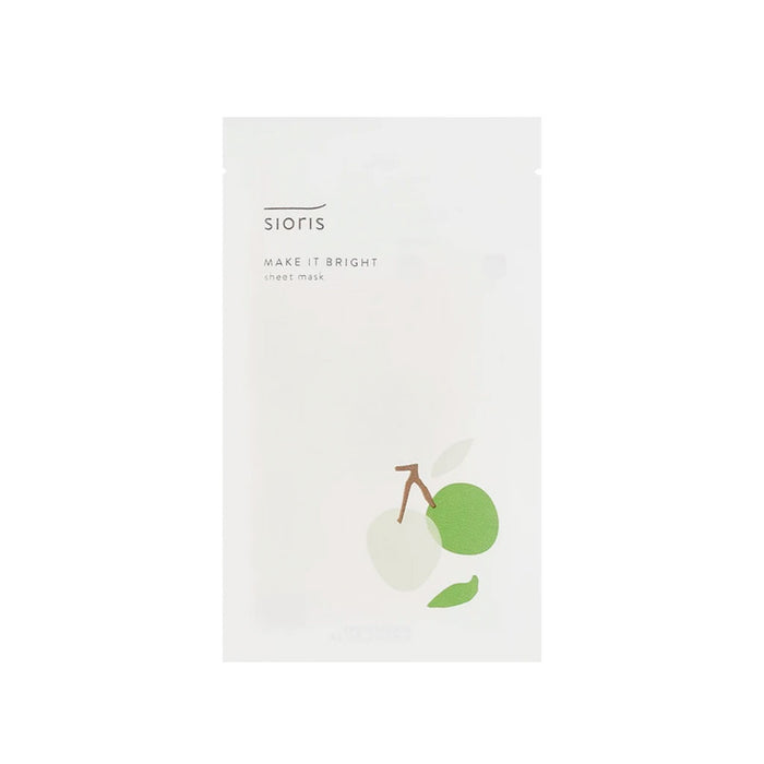 Sioris Make It Bright Sheet Mask Nudie Glow Korean Skin Care Australia