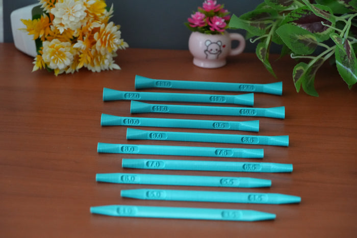 Oval Mandala Dotting Tools Set – 10 Pieces (3.5mm to 13mm)