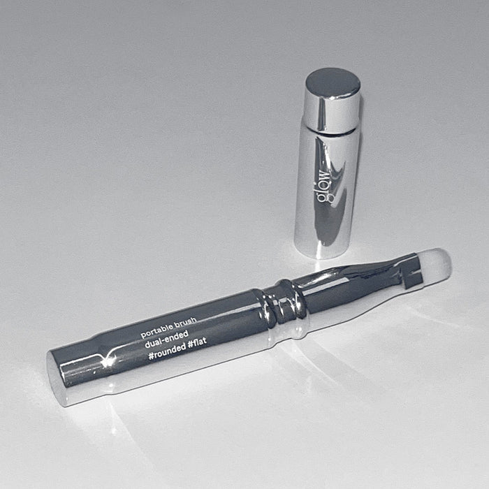Glow Portable Lip & Eye Brush Nudie Glow Australia