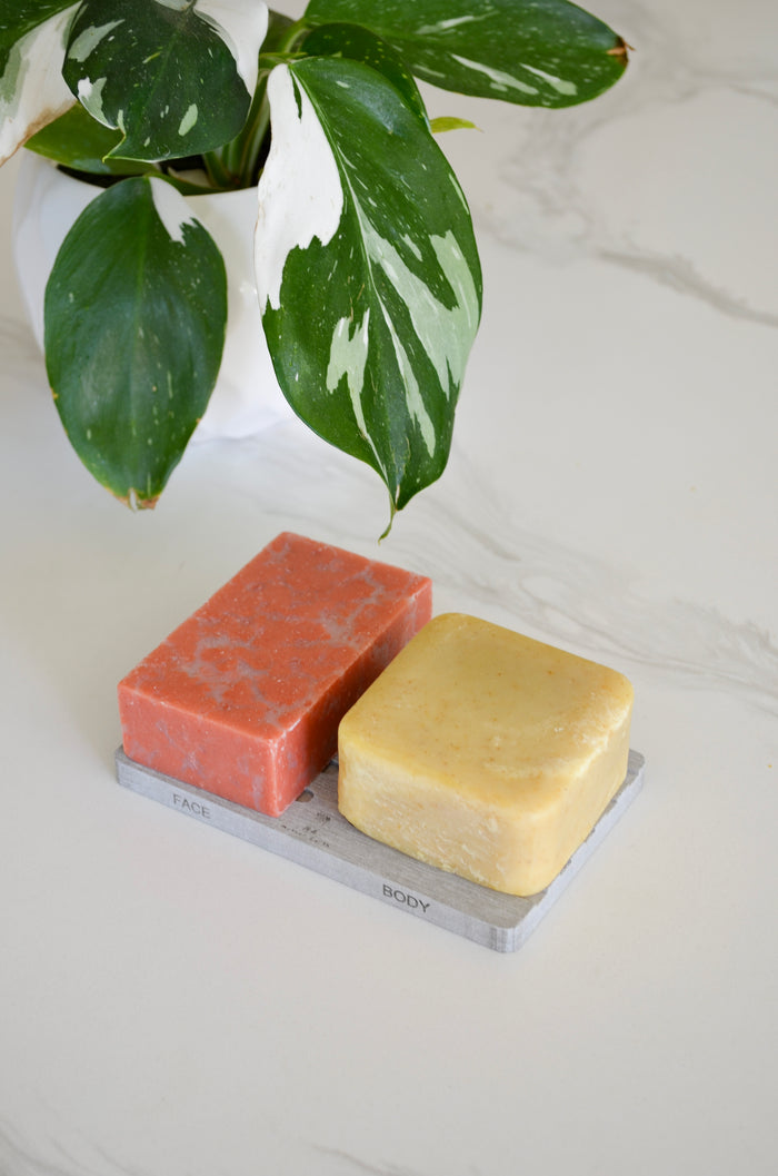 Quick-Dry Diatomite Soap Dishes with Labels