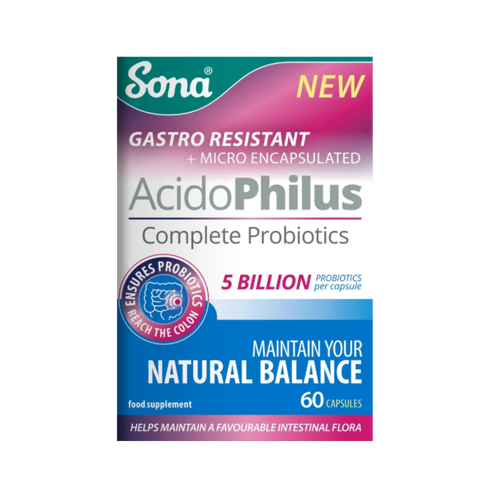 Sona AcidoPhilus Complete with Inulin 7 Billion