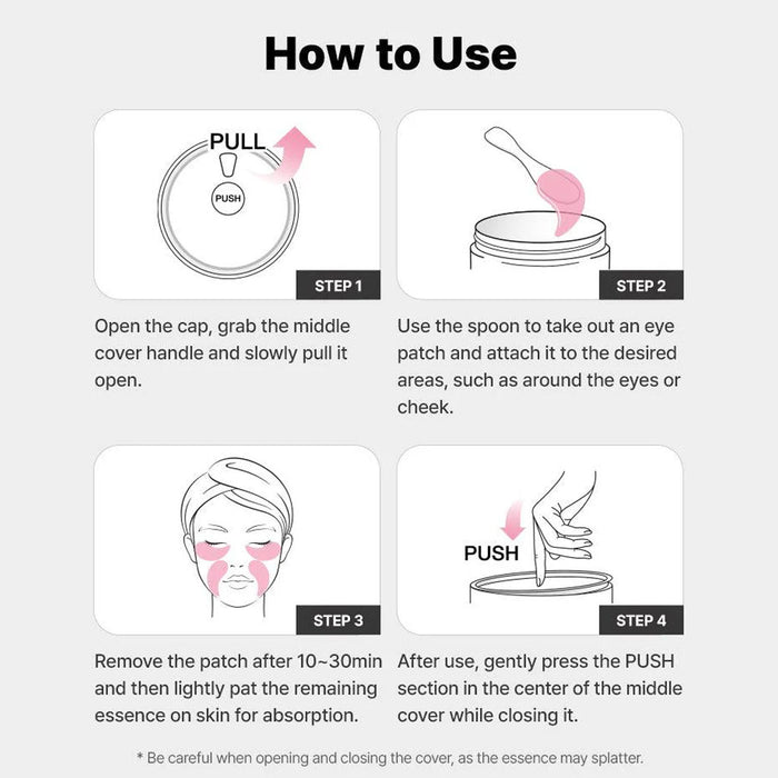 COSRX The Peptide Collagen Hydrogel Eye Patch Nudie Glow Australia