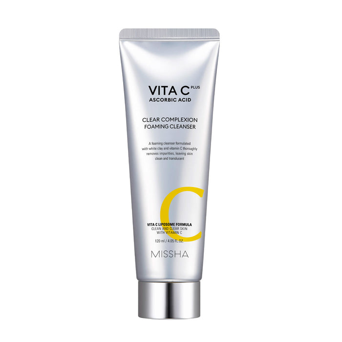 Missha Vita C Plus Clear Complexion Foaming Cleanser Nudie Glow Australia