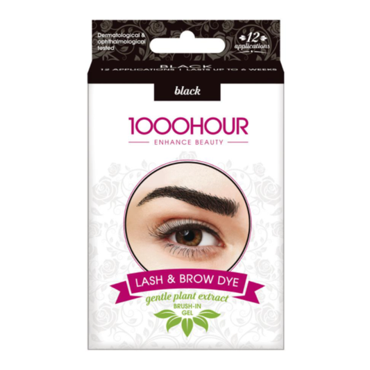 1000 HOUR Enhance Beauty Lash & Brow Dye (Natural Black)