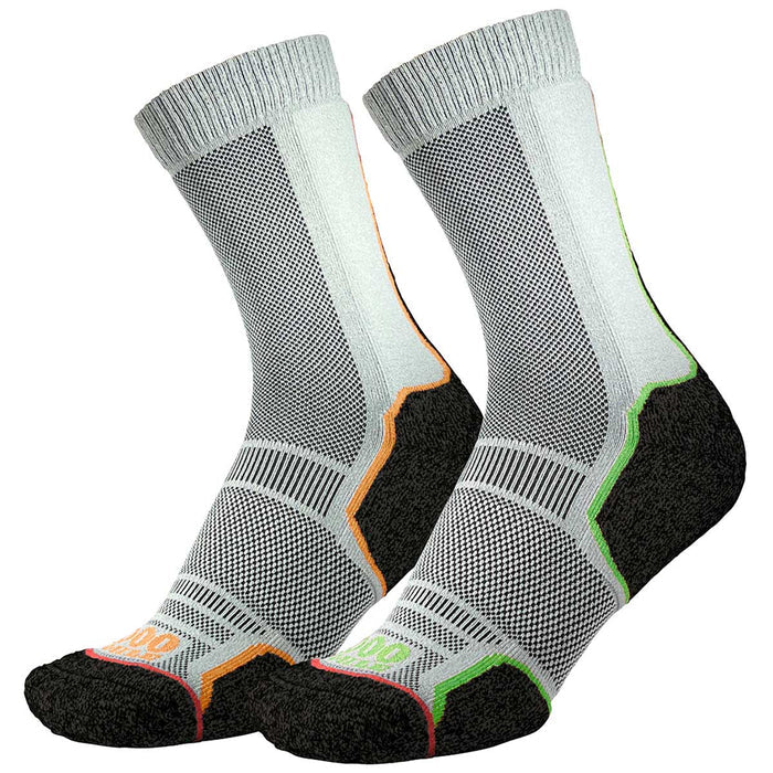 1000 mile trek repreve single layer socks twin pack