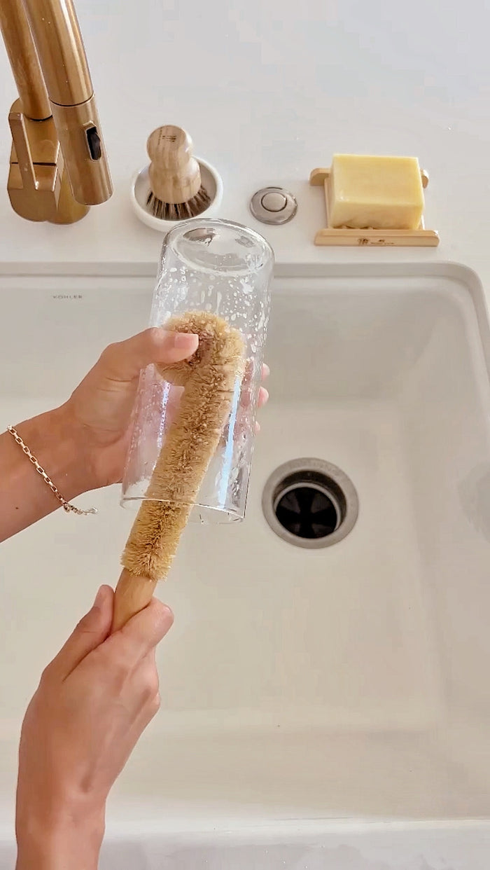 4 Pack Multipurpose Wood + Plant Fiber Cleaning Brushes