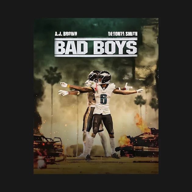 Aj Brown Devonta Smith Bad Boys Philadelphia Eagles T-Shirt
