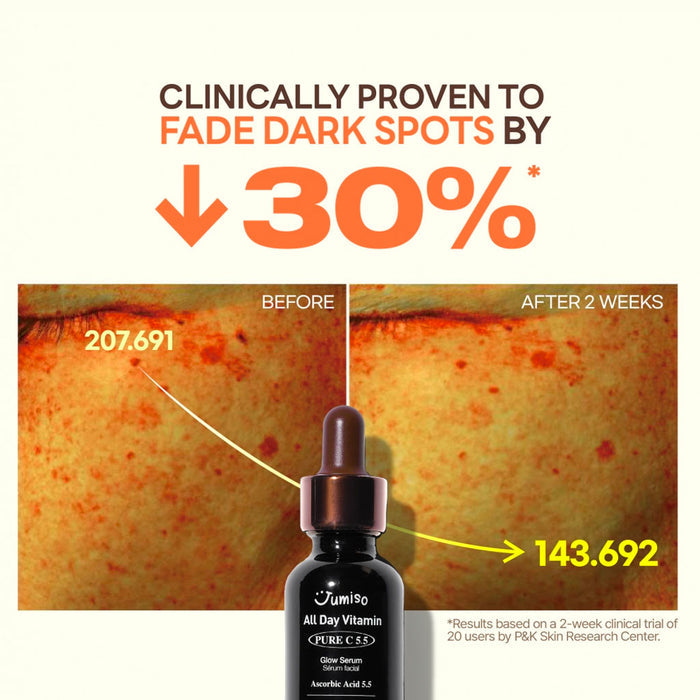 Jumiso All Day Vitamin Pure C 5.5 Glow Serum Nudie Glow Australia