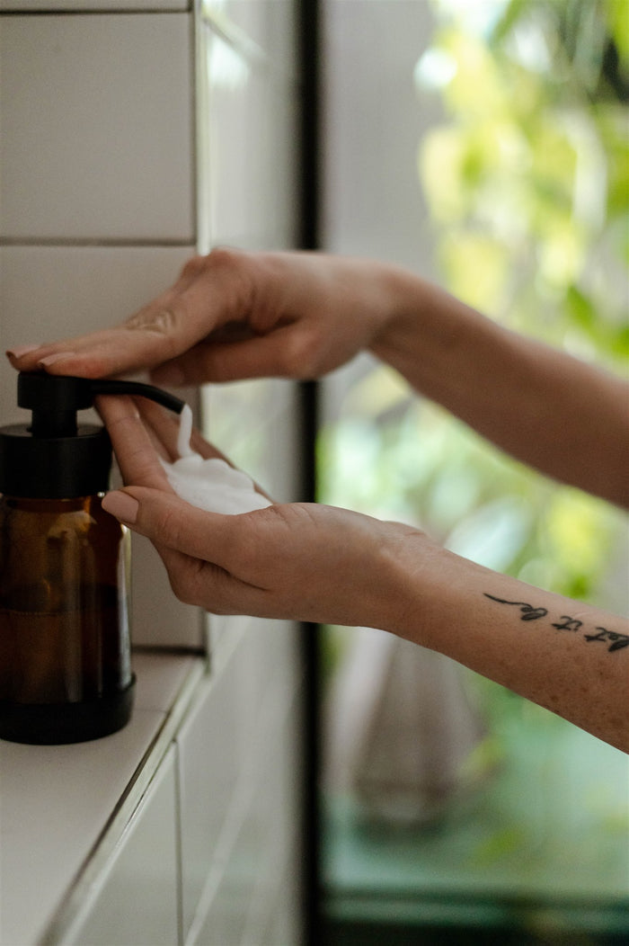 plastic free foaming soap pump zero waste store mother earth eco friendly products