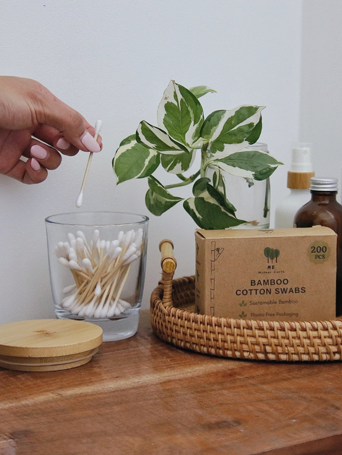 Bamboo Cotton Swabs