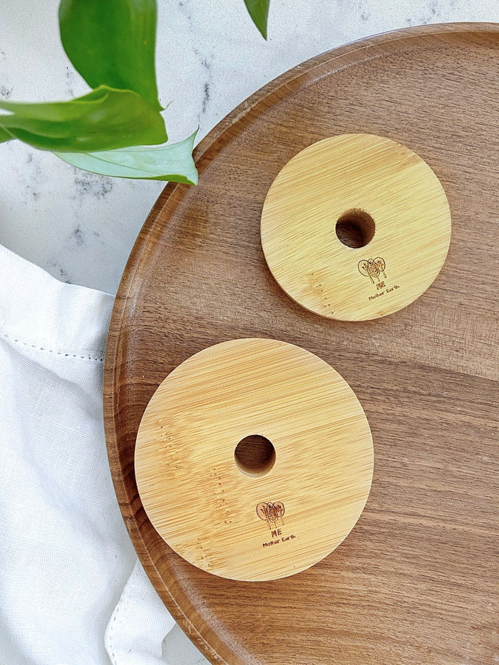 Bamboo Mason Jar Lids