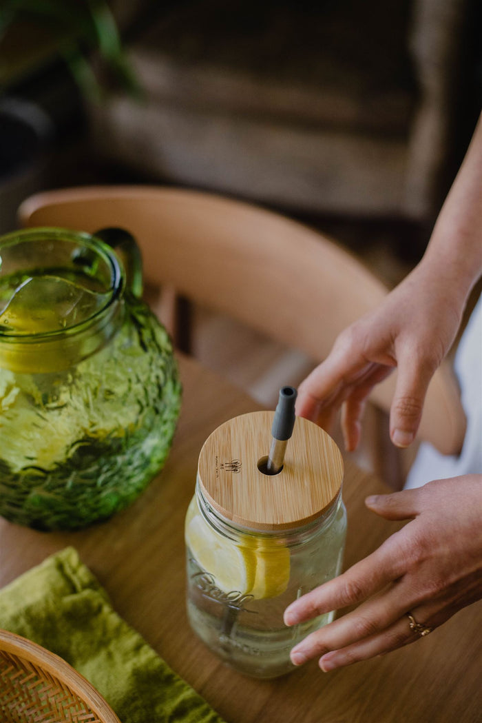 Bamboo Mason Jar Lids