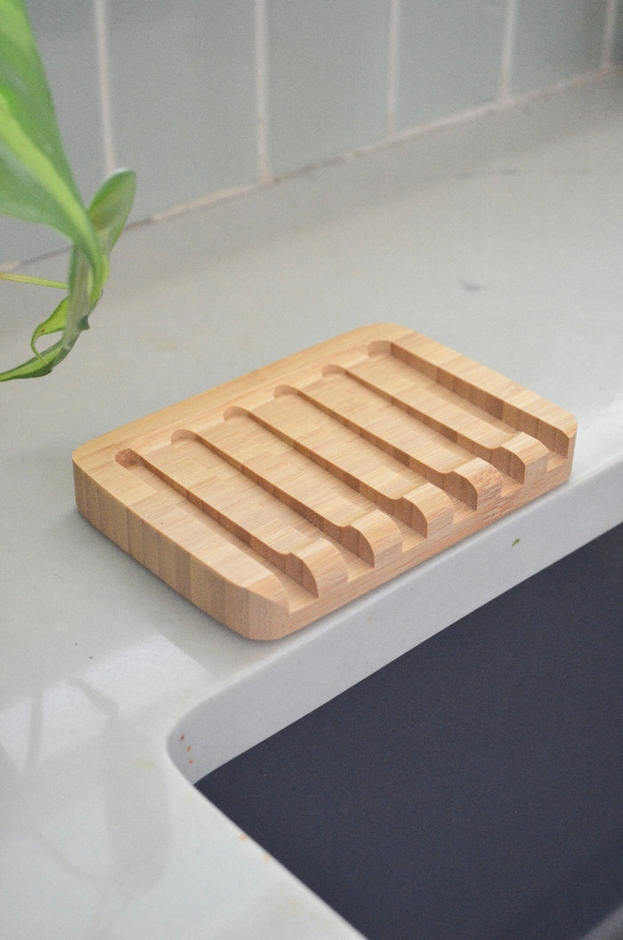 Bamboo Soap Dish: Multiple Styles