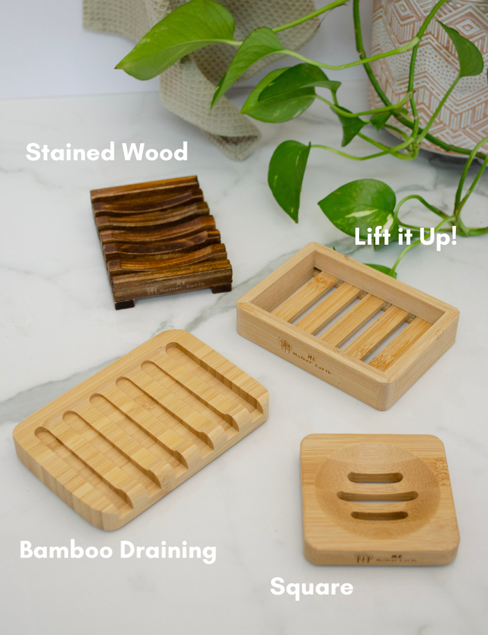 Bamboo Soap Dish: Multiple Styles