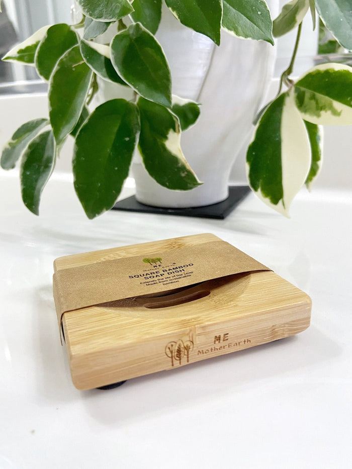 Bamboo Square Soap Dish