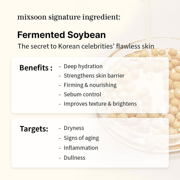 Mixsoon Bean Essence and Cream Duo Set Nudie Glow Australia