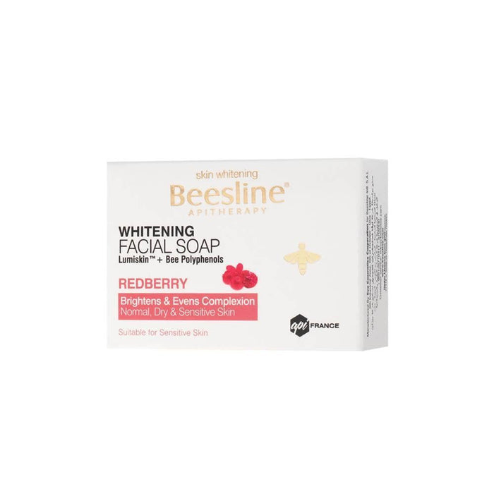 Beesline Whitening Facial Soap with Red Berry, 85g - Makkah Pharmacy