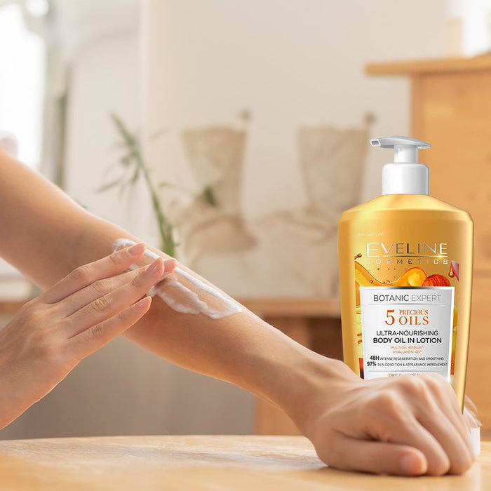 Botanic Expert 5 Precious Oils Ultra-Nourishing Body Oil In Lotion 350ml