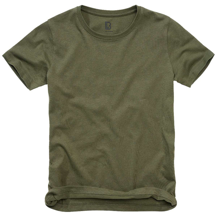 brandit kids tshirt olive green