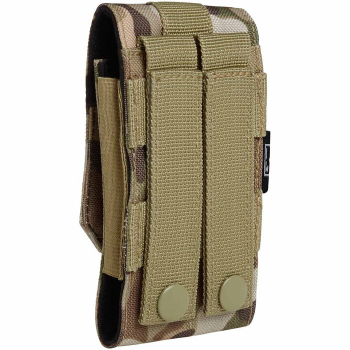 brandit molle phone pouch medium tactical camo rear