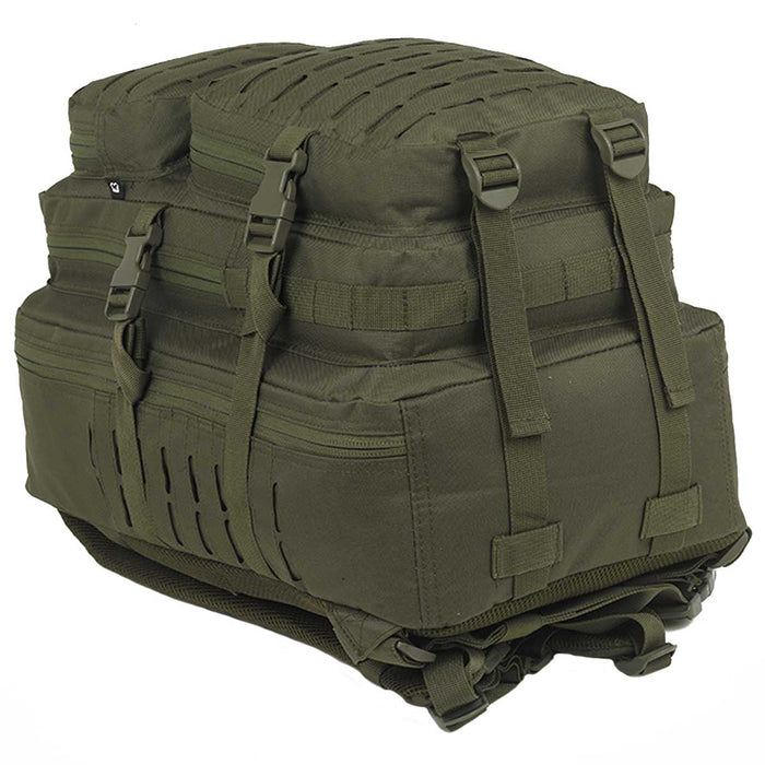 brandit us cooper lasercut large rucksack olive compression straps