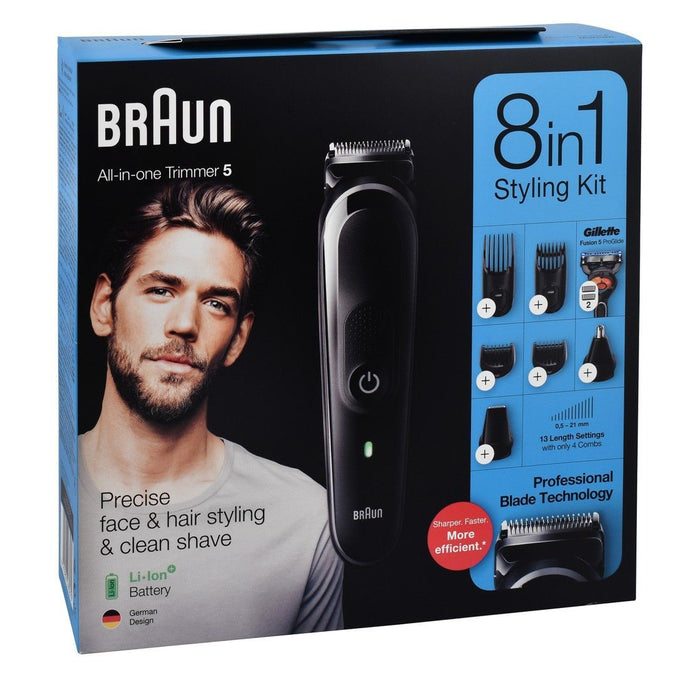 Braun 8in1 Trimmer 5 - Black, MGK5060, 1 Pack - Makkah Pharmacy