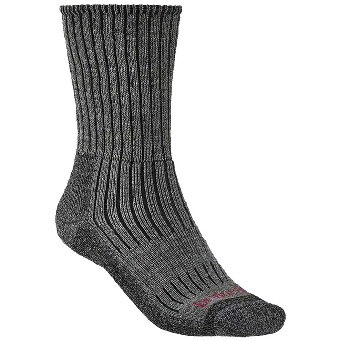 bridgedale mens hike midweight merino comfort boot socks charcoal