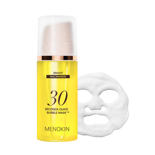 Menokin Bright 30 Seconds Quick Bubble Mask Nudie Glow Australia