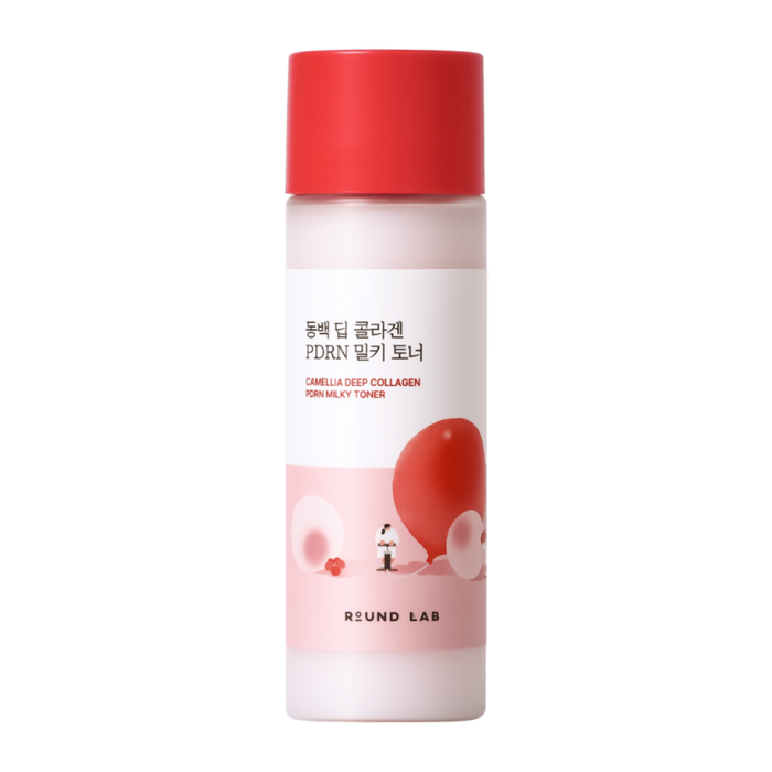 Round Lab Camellia Deep Collagen PDRN Milky Toner Nudie Glow Australia