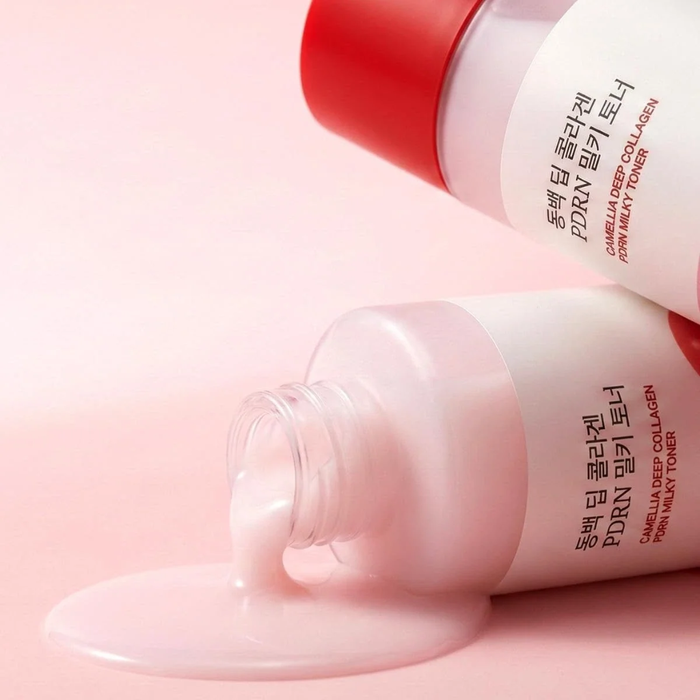 Round Lab Camellia Deep Collagen PDRN Milky Toner Nudie Glow Australia