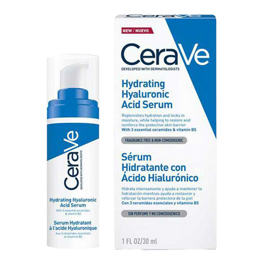 CeraVe Hydrating Serum for dry, sensitive skin – with hyaluronic acid, ceramides, vitamin B5 & MVE Technology