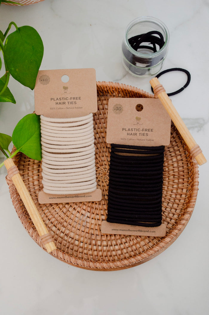 Cotton + Rubber Hair Ties