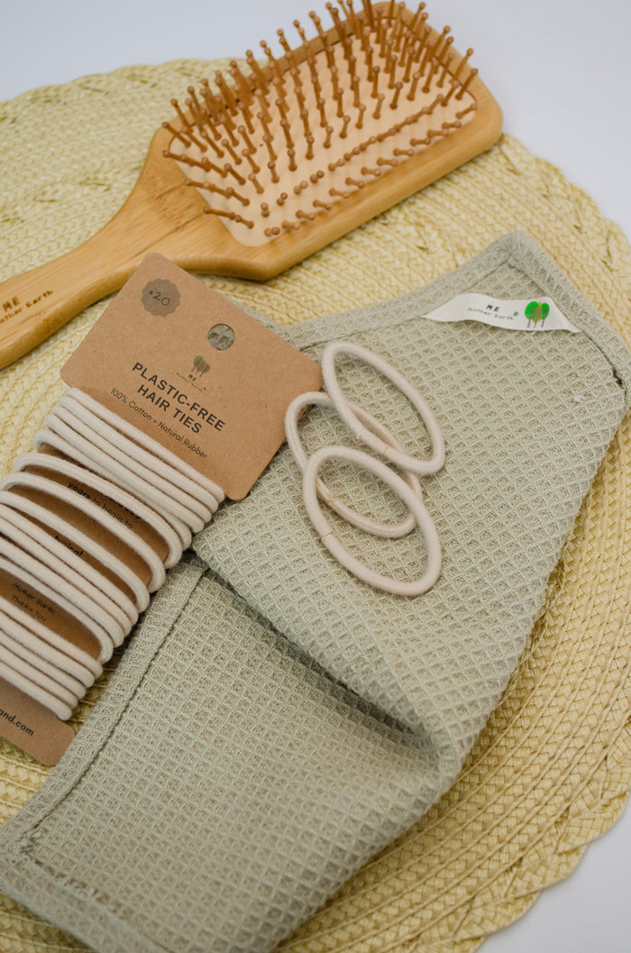 Cotton + Rubber Hair Ties